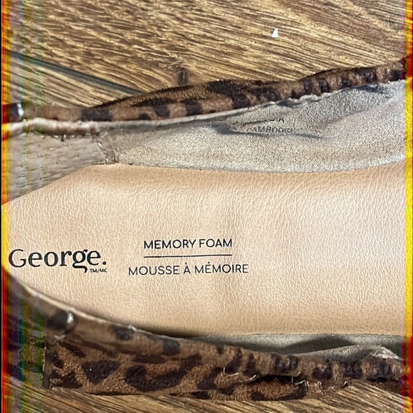 George cheetah skinned shoe. US 9. - Picture 5 of 5